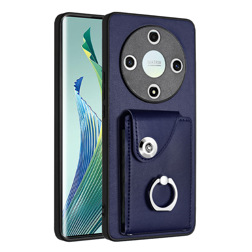 YB Leather Coating Series-7 for Honor X9b 5G / Magic6 Lite 5G Case Card Holder Protective Shell YB Leather Coating Series-7 for Honor X9b 5G / Magic6 Lite 5G Case Card Holder Protective Shell